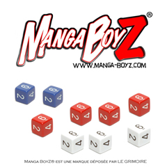 set de dés Manga BoyZ